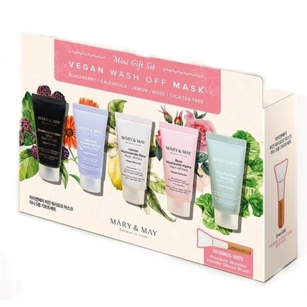 Vegan Wash Off Mask Mini Gift Set